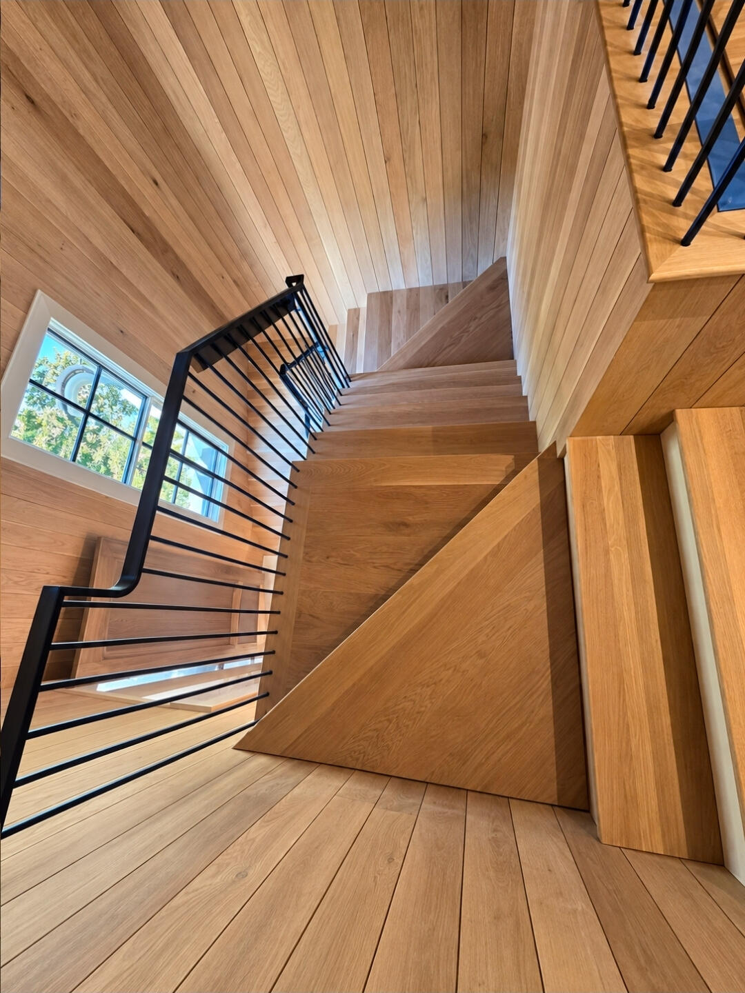 Custom Hardwood Staircase